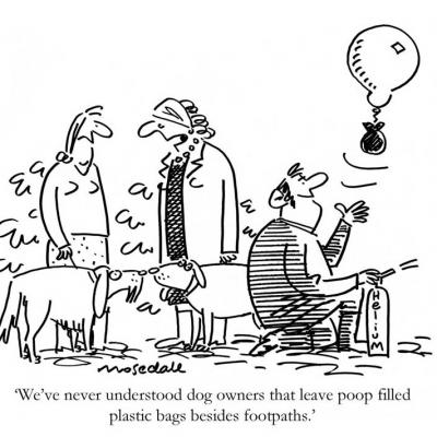 London Cartoonists Unsavoury Dog Owners Cartoon